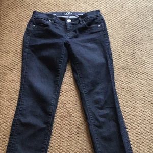 Ann Taylor Loft Modern Skinny Jean - Dark Rinse